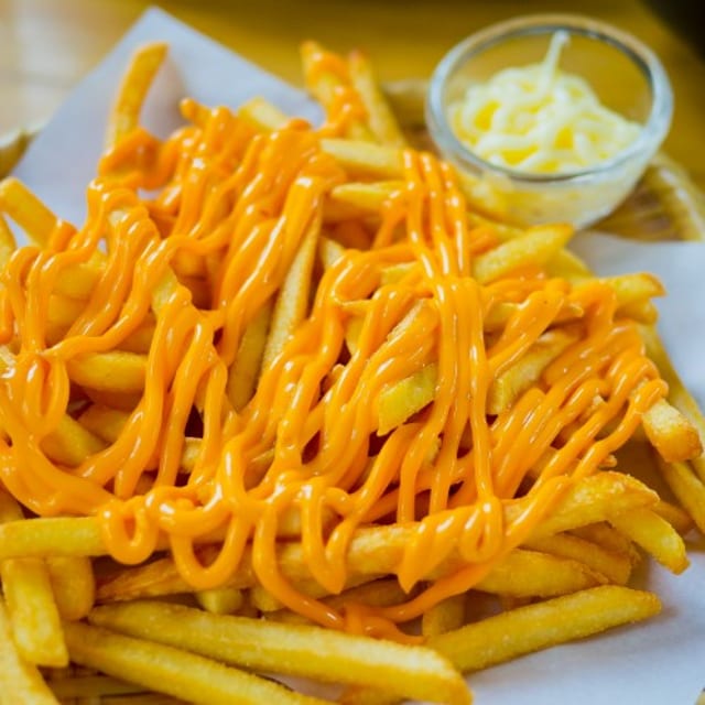 French Fries w/Cheese.