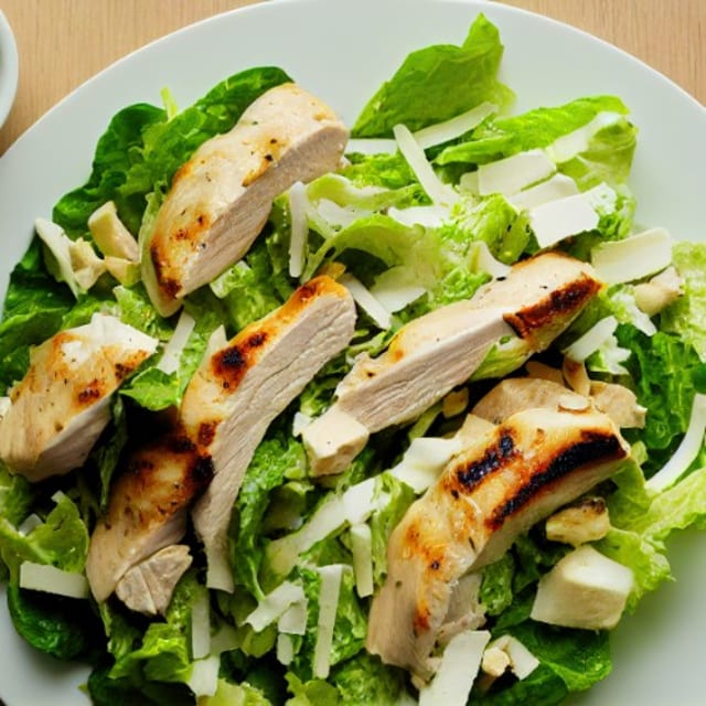 House Salad w/Chicken.
