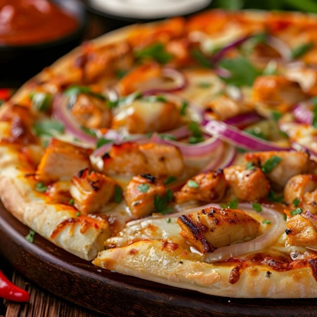 BBQ Chicken Pizza.